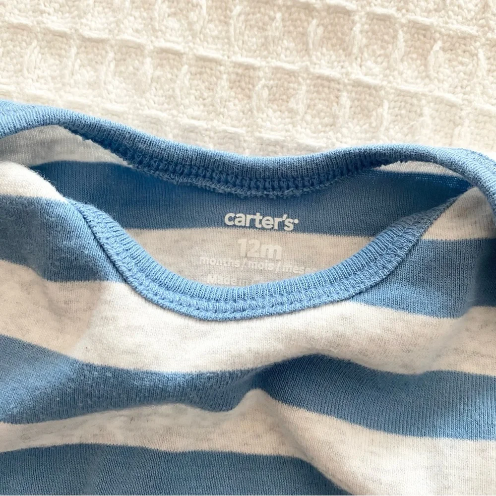 Carter’s long sleeve boys onesie bundle size 12M